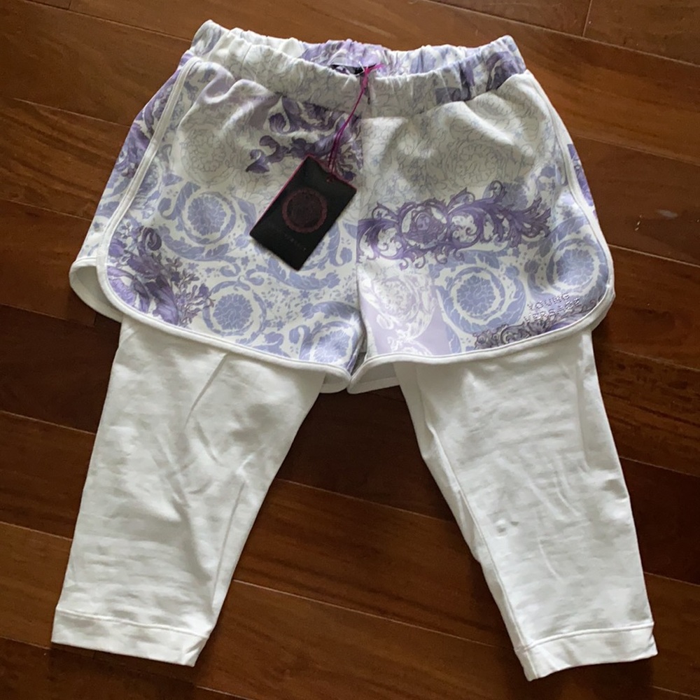 NWT Versace Girls Shorts with Leggings